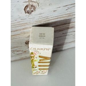 ColourPop -‎ LUX Lip Oil - Dew Drop  (Clear) - New In Box(Box is Damaged)